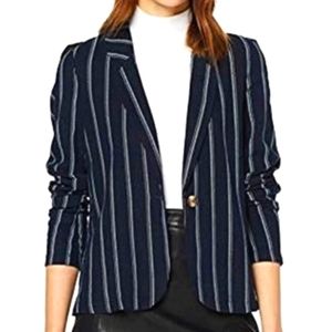 Vero Moda Navy Striped Blazer